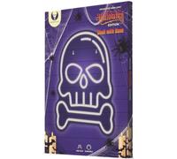 Forever Neon Plexi Led Skull With Bone Neón de Pared de Calavera Blanco