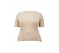Forever New Audrey Curve Crew Neck Knit Tee Latte Space Dye Talla: 18 | Outlet | Mujer |