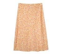 Forever New Bianca Satin Slip Midi Skirt Amber Ditsy Talla: 6 | Faldas Midi Outlet | Mujer | Amarillo
