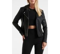 Forever New Heidi Vegan Leather Biker Jacket Black Talla: 6 | Outlet | Mujer | Negro