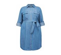Forever New Inez Curve Utility Shirt Dress Chambray Talla: 18 | Outlet | Mujer |