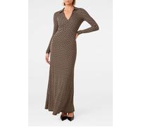 Forever New Kaitlyn Collared Jersey Dress Winton Geo Talla: 6 | Vestidos Maxi Outlet | Mujer