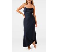 Forever New Mia Petite Boat Neck Satin Maxi Dress Navy Talla: 14 | Vestidos Maxi Outlet | Mujer | Azul