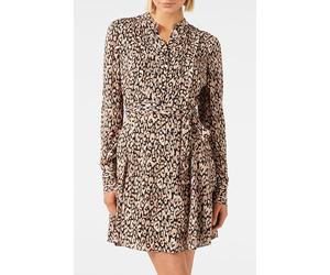 Forever New Perry Shirt Godet Dress Painterly Animal Talla: 6 | Mini Vestidos Outlet | Mujer