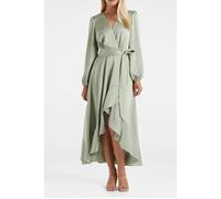 Forever New Susanna High Low Hem Dress Sage Talla: 12 | Vestidos Maxi Outlet | Mujer | Verde