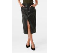 Forever New Tiana Vegan Leather Midi Skirt Black Talla: 8 | Outlet | Mujer | Negro