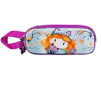 Forever Ninette Cute-Estuche Portatodo 3D Doble, Multicolor, 22 x 9.5 cm