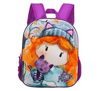 Forever Ninette Cute-Mochila 3D Pequeña, Multicolor, 26 x 31 cm, Capacidad 8.5 L