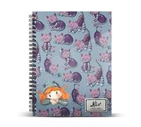 Forever Ninette Nico-Cuaderno Papel Cuadriculado DIN A4