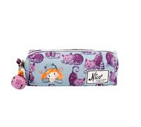 Forever Ninette Nico-Estuche Portatodo Cuadrado HS, Lila, 21 x 7 cm