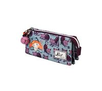 Forever Ninette Nico-Estuche Portatodo Triple HS, Lila, 23 x 11 cm