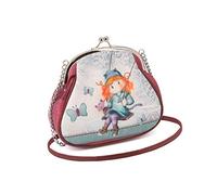 Forever Ninette Swing-Bolso Retro Cadena Grande, Multicolor, 18 x 17.5 cm