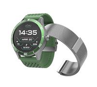 FOREVER Reloj inteligente AMOLED ICON II AW-110 cinta adicional, pantalla de 1,3 pulgadas, 360 x 360 píxeles, IP68, Bluetooth V 5.1, 10 días de espera, batería de iones de litio 310 mAh, tiempo de
