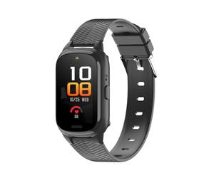 FOREVER SIVA ST-100 - Reloj Fitness Negro con Pulsómetro, Podómetro, Monitor de Sueño, Pantalla Táctil, Impermeable IP68, Bluetooth - Compatible con Android e iOS