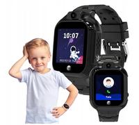 FOREVER Smartwatch Niños GPS WiFi See Me! 3 KW-320 Negro - Reloj Inteligente Niño con GPS y Llamadas - Smartwatch Sim con Botón SOS - Android e iOS - Resistente al Agua IP65 - Rastreador de Actividad