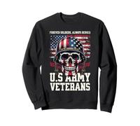 Forever Soldiers Always Heroes veterano militar 4 de julio Sudadera