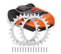 Forever Speed 2 piezas de clavos para robot cortacésped para Worx Landroid S/M, rosca cuadrada sin cabeza, clavos para robot cortacésped de 210 mm, 14 tornillos autoperforantes