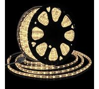 Forever Speed 30M Tubo de LED Manguera LED Luces de Tira de Manguera Exterior e Interior Blanco Cálido,Tiras LED Adecuado para Decoración e Iluminación Navidad, Halloween, Boda,Fiesta, Hotel, Jardín