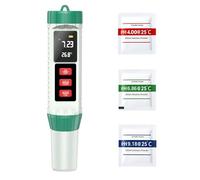 Forever Speed 5 en 1 Medidor de pH Agua, pH/TDS/EC/Salinidad/Termómetro Medidor pH con Pantalla VA, Piscina Medidor de pH para Piscinas, Agua Potable, Acuarios, Hidroponía