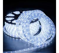 Forever Speed 50M Tubo de LED Manguera LED Luces de Tira de Manguera Exterior e Interior Blanco Frío,Tiras LED Adecuado para Decoración e Iluminación Navidad, Halloween, Boda,Fiesta, Hotel, Jardín