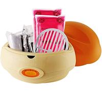 Forever Speed Baño de cera de parafina para manos y pies, calentador con 900 g de cera de parafina, hidratante, calmante, para artritis (naranja)