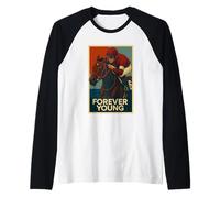 Forever Young Horse, Carreras de caballos, Del Mar, Santa Anita Camiseta Manga Raglan