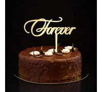 Forever Yours - Decoración para tarta con silueta de Mr & Mrs, decoración para tartas personalizables, decoración para tartas de novia y novio para despedida de soltera, regalos de boda para pareja