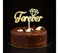 Forever Yours - Decoración para tartas de boda Mr & Mrs, diseño de silueta romántica de novia y novio, decoración para tartas de boda, despedida de soltera, regalos de despedida de soltera, dorado, 6