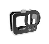 Forevercam Carcasa de Aluminio Competible para Gopro Hero 9 Carcasa Protectora de cámara de acción Negra Carcasa con Filtro de 52 mm