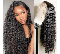 Foreverlove Pelucas de cabello humano virgen brasileño 100% brasileño virgen de 26 pulgadas de profundidad de 13 x 4 pulgadas para mujeres negras, densidad del 200%, aspecto natural