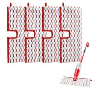 Foreverup 4 cabezales de fregona de repuesto compatibles con Vileda ProMist MAX, 1-2 recambios de fregona Spray Max, almohadillas de repuesto para fregona en aerosol, almohadillas de microfibra