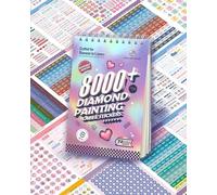 ForeverYoung - Libro de calcomanías de pintura de diamantes, 72 páginas, más de 8000 calcomanías para amantes de la pintura de diamantes