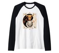 Forex Bull Bear Currency Trader Camiseta Manga Raglan