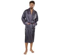 FOREX Lingerie Albornoz para hombres gris M