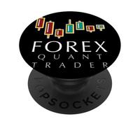 Forex Trading Algo Trader Diseño de estrategias de inversión PopSockets PopGrip Adhesivo
