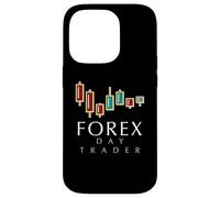 Forex Trading Day Trader Gestión de riesgos Mentalidad de Dinero Carcasa para iPhone 14 Pro