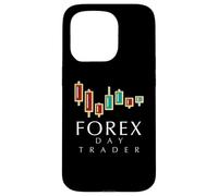 Forex Trading Day Trader Gestión de riesgos Mentalidad de Dinero Carcasa para iPhone 15 Pro