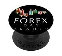 Forex Trading Day Trader Gestión de riesgos Mentalidad de Dinero PopSockets PopGrip Adhesivo