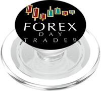 Forex Trading Day Trader Gestión de riesgos Mentalidad de Dinero PopSockets PopGrip para MagSafe