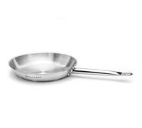 Forgast Sartén | Diámetro ⌀ 20 cm | Sartén de acero inoxidable | Acero satinado | Apto para cocinas de inducción, gas y eléctricas | Resistente a arañazos y abrasión | Aptas para el lavavajillas