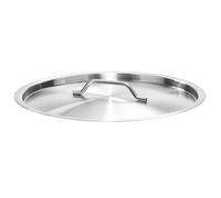 Forgast Tapa de acero inoxidable | con Mango | Diámetro ⌀ 45 cm | Tapa de olla | Tapa de cacerola | Tapa Universal | para Cazuela | Aptas para el lavavajillas