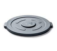 Forgast Tapa para cubo de basura | Capacidad 120 litros | Diámetro 62 cm | Tapa de cubo de basura grande | Construcción de plástico duradera y duradera | Universal para muchas habitaciones