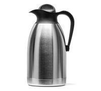 Forgast Termo, 2 litros, mantiene la temperatura a lo largo del tiempo, diseño elegante y funcional, tapa desenroscable y asa ergonómica, acero inoxidable para mayor durabilidad y fácil limpieza