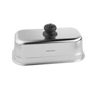 Forge Adour FOR-CUISEUR-INOX-RECTANGULAIRE Cocina Rectangular de Acero Inoxidable para Plancha, Metal, Plateado