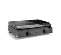 Forge Adour - Plancha de gas (5000 W, hierro fundido, esmaltado, 57,5 x 37,9 cm), color negro