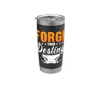 Forge Your Destiny Herrero herrero forja herrero Vaso térmico de acero inoxidable de doble pared