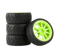 ForgeCore 4 Piezas de 12 mm Hex HUX RC Car ENILLAS DE Cabo REDILLAS Compatibles con 144001 y 1/18 1/16 1/10 RC Vehículos RC neumáticos(Green)