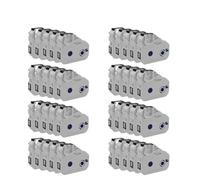 ForgeCore 5-50pcs Cassette de Cinta PT-10BK PT10BK Compatible con Puty Tube Impresor Maker PT1010 PT-1010 PT 1010 Cindad(PT-10BK 40pcs)