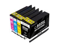 ForgeCore 932XL 933 Cartucho de Tinta de Repuesto, Paquete de 4 compatibles con Suministros de Impresora Officejet 6100 6600 6700 7110 7610 7612 para número de Pieza 932 933XL(1 Set)