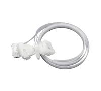 ForgeCore Amortiguador de Tubo de Tinta de 6 Colores con Tubo de Manguera de Tinta de 2 Metros Compatible con de R330 L800 L805 L1800 R1390 Funciona con DX4(2m-White)